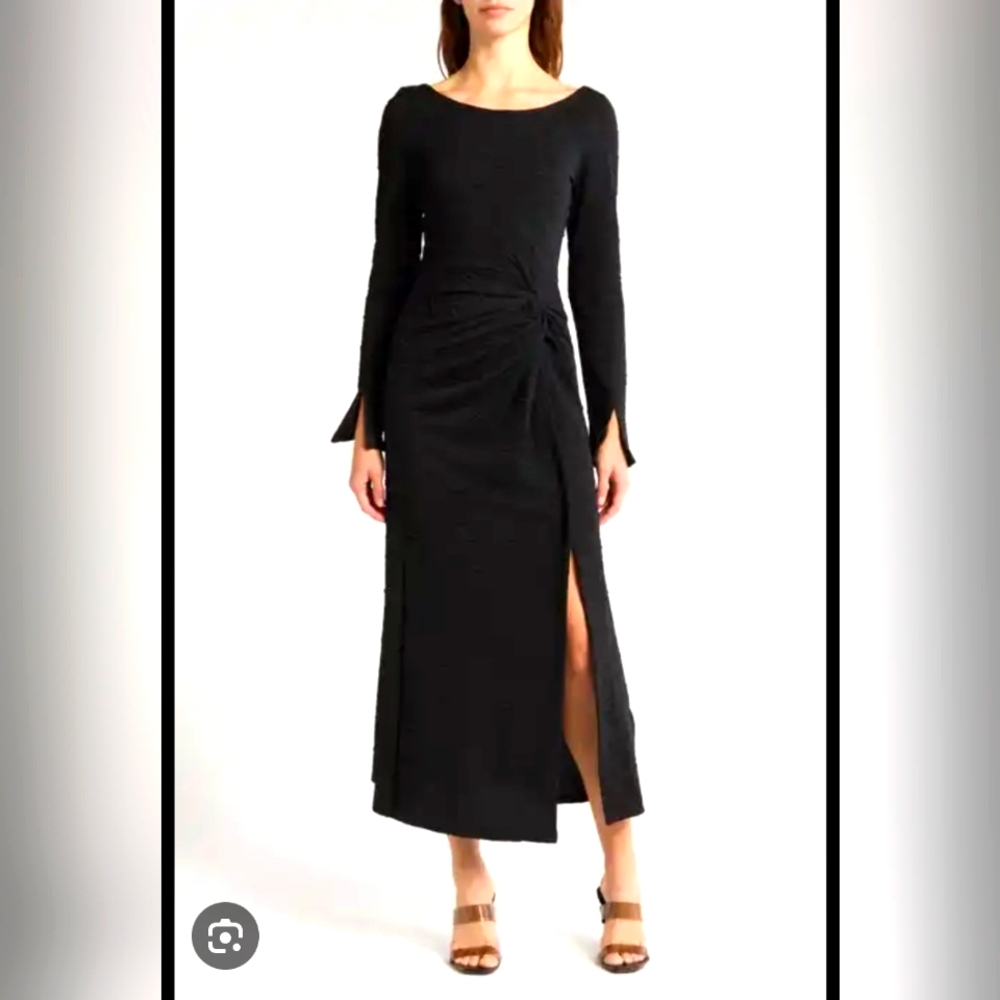 Free People Nwt Medium Black Maxi Dress
